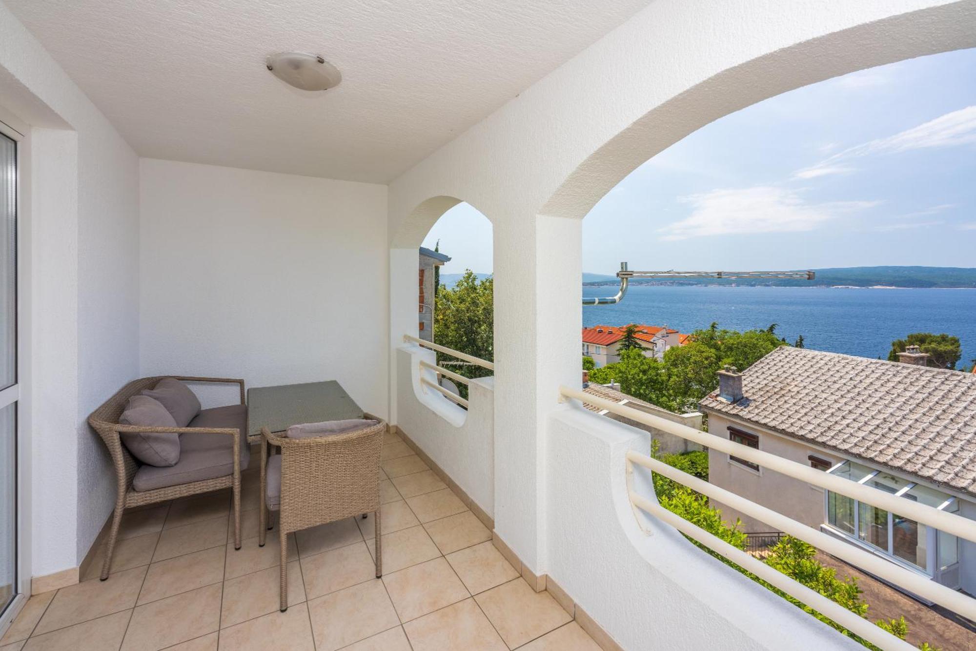 Apartments Obradovic Dramalj Buitenkant foto